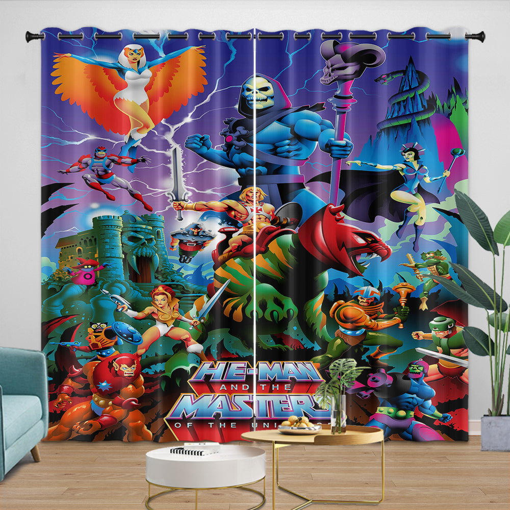 He-Man And The Masters Curtains Blackout Window Drapes Room Decoration (ONLINE ORDER ONLY)