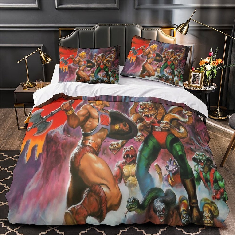 He-Man And The Masters Duvet Cover Pattern Bedding Set Without Filler (ONLINE ORDER ONLY)