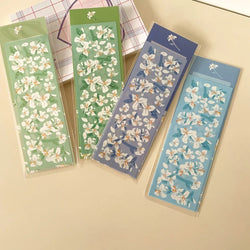Beautiful Lily Flower Sticker Idol Card DIY Scrapbooking Decorative Sticker DIY Diary Album Stick Label Korean Kawaii Stationery (Online Order Only)