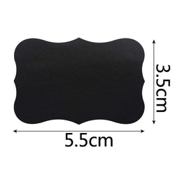 120-300pcs/roll Blackboard Spice Sticker Reusable Jam Labels Kitchen Stickers Organizer Wall Sticker Home Decor Chalkboard Label (ONLINE ORDER ONLY)