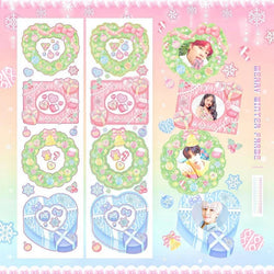 1pcs Kawaii Animals Laser Stickers Scrapbooking Decorative Cute Sticker Korean DIY Diary Album Stick Label School Stationery (Online Order Only)