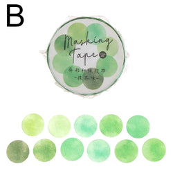 100PCs/Roll Masking Washi Tape Mushroom Butterfly Flower Adhesive Tape Stationery Decoration DIY Scrapbooking Sticker Label (ONLINE ORDER ONLY)