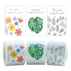 150pcs This package is happy to see you too stickers 5*8 cm Thank you labels stickers for small business package decor stickers (Online Order Only)