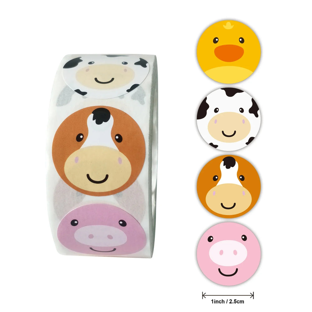 50-500pcs Animals Cartoon Stickers For Kids Classic Toys Sticker School Teacher Reward Sticker Various Styles Designs Pattern (ONLINE ORDER ONLY)