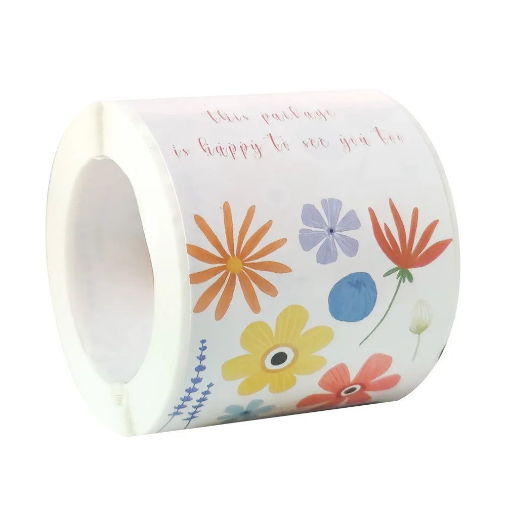 150pcs This package is happy to see you too stickers 5*8 cm Thank you labels stickers for small business package decor stickers (Online Order Only)