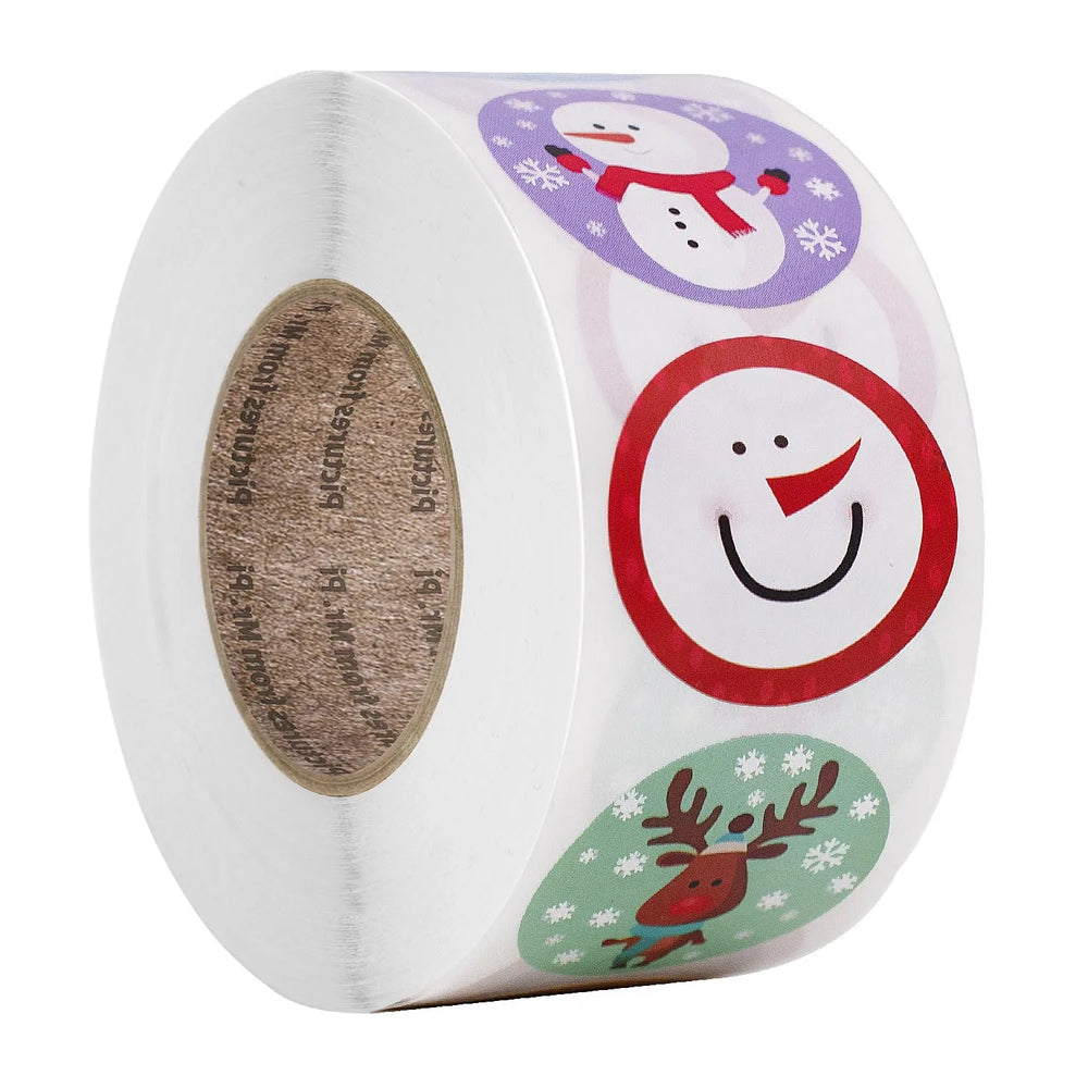100-500pcs Thank You Sticker Design Diary Christmas Sticker Gift Sealing Sticker Holiday Birthday Party Gift Decoration Label (Online Order Only)