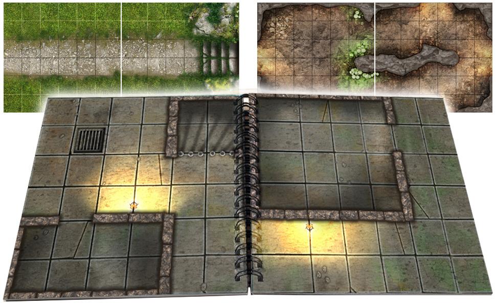 Little Book of Battle Mats: Dungeon Edition (ONLINE ORDER ONLY)