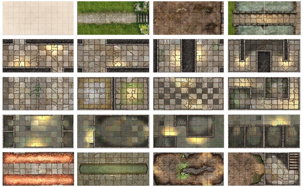 Little Book of Battle Mats: Dungeon Edition (ONLINE ORDER ONLY)