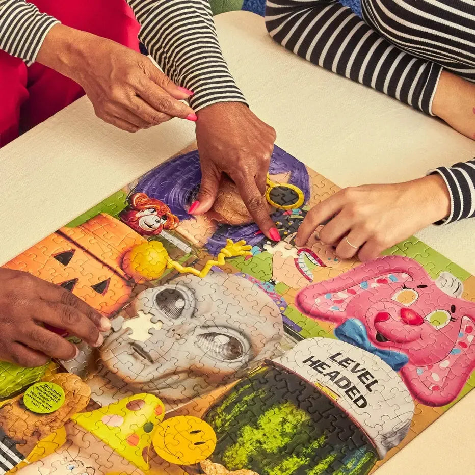 Heads 500 Piece Jigsaw Puzzle Le Puzz (ONLINE ORDER ONLY)