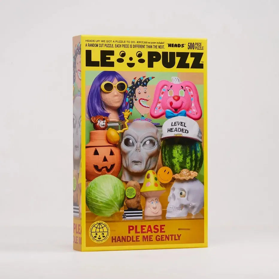 Heads 500 Piece Jigsaw Puzzle Le Puzz (ONLINE ORDER ONLY)