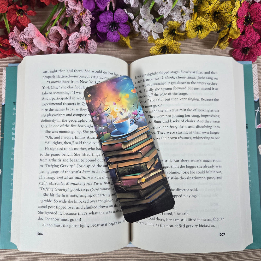 Beautiful Books and Coffee Bookmark (ONLINE ORDER ONLY)