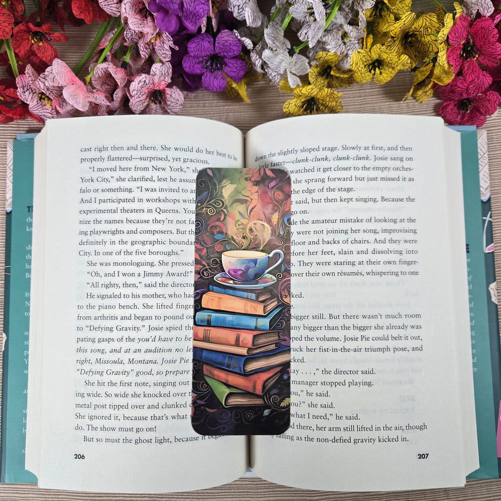 Beautiful Books and Coffee Bookmark (ONLINE ORDER ONLY)