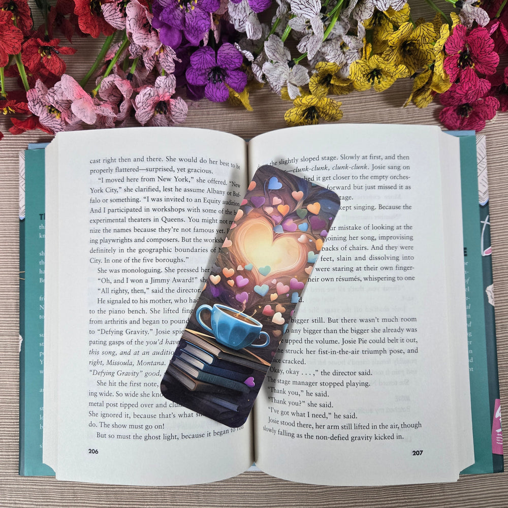 Beautiful Books and Coffee Bookmark (ONLINE ORDER ONLY)