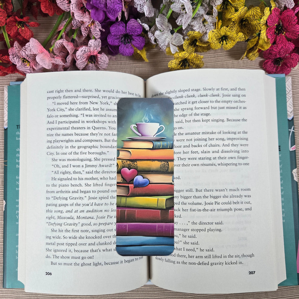 Beautiful Books and Coffee Bookmark (ONLINE ORDER ONLY)