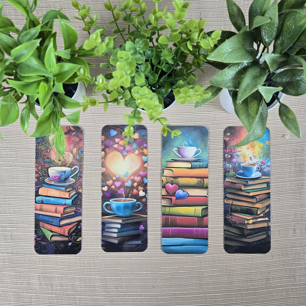 Beautiful Books and Coffee Bookmark (ONLINE ORDER ONLY)