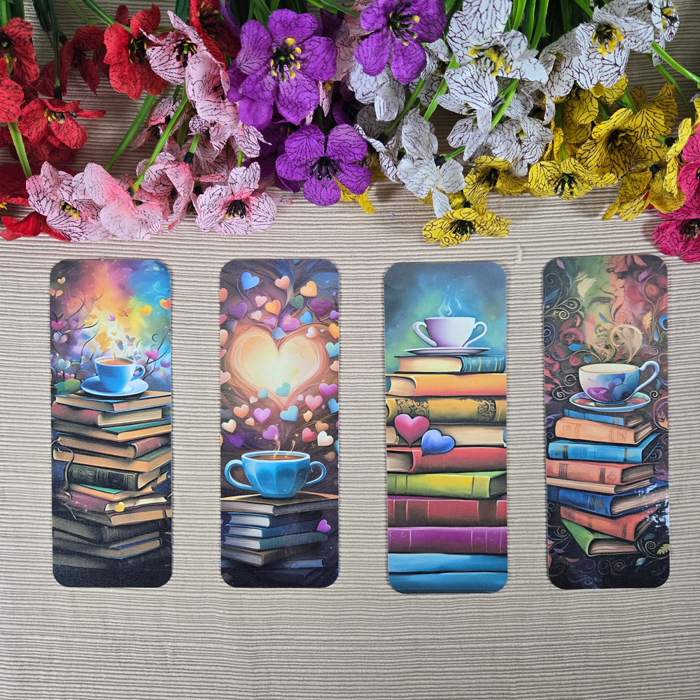 Beautiful Books and Coffee Bookmark (ONLINE ORDER ONLY)