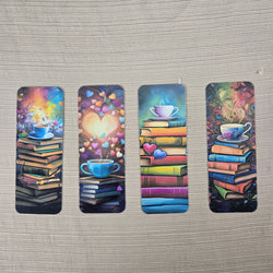 Beautiful Books and Coffee Bookmark (ONLINE ORDER ONLY)
