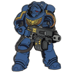 Foam Brain Mystery Loot: 40K Enamel Pins - Ultramarines vs Tyranids