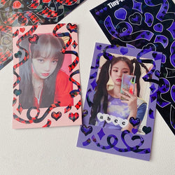 Korean Ins Checkerboard Lattice Ribbon Sticker Idol Card Hand Account DIY Diary Decoration Stickers Creative Stationery (ONLINE ORDER ONLY)