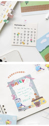 2Pcs Lovely Daily Series Stickers ins Hand Account Decoration Material Stickers Scrapbooking Stick Label Diary Album Stationery (ONLINE ORDER ONLY)