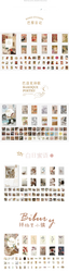 55 Pcs/lot Journal Decorative Stationery Cute Stationary Stickers Scrapbooking DIY Diary Album Stick Lable Kids Anime Decor (ONLINE ORDER ONLY)