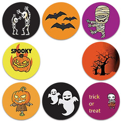 100-500pcs Halloween Pumpkin Ghost Sticker Packaging Sealing Label Sticker 1inch Gift Stickers Labels Horror Creation Decoration (Online Order Only)