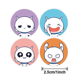 100-500pcs Reward Cute Animals Sticker for Kids Classic Toy Decoration School Teacher Supplies Encouragement Sticker (Online Order Only)