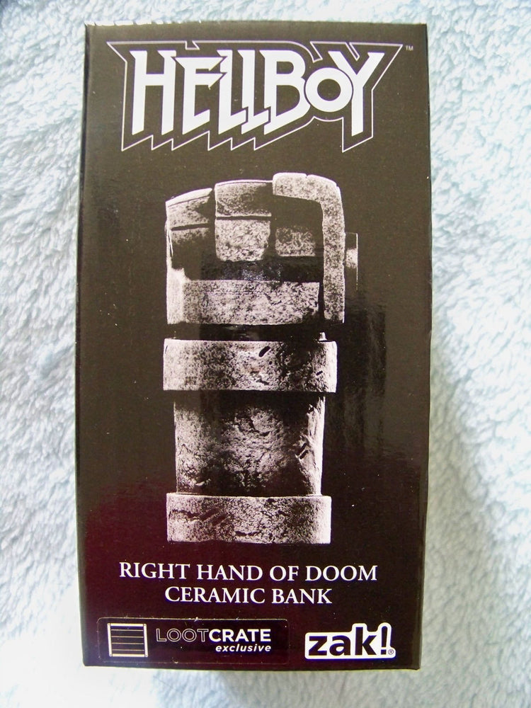Hellboy Right Hand of Doom Ceramic Coin Bank Loot Crate August 2016 (ONLINE ORDER ONLY)