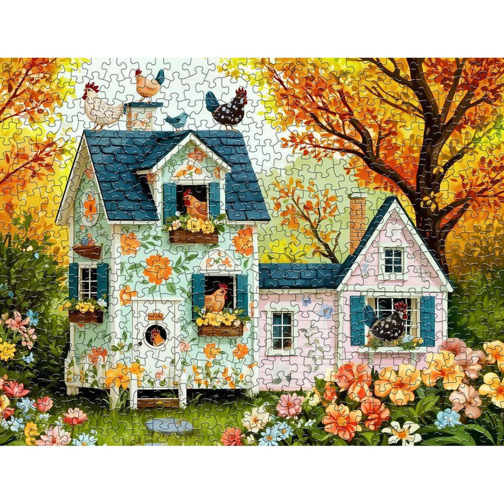 Hen House Hideaway 500 Piece Jigsaw Puzzle Springbok (ONLINE ORDER ONLY)