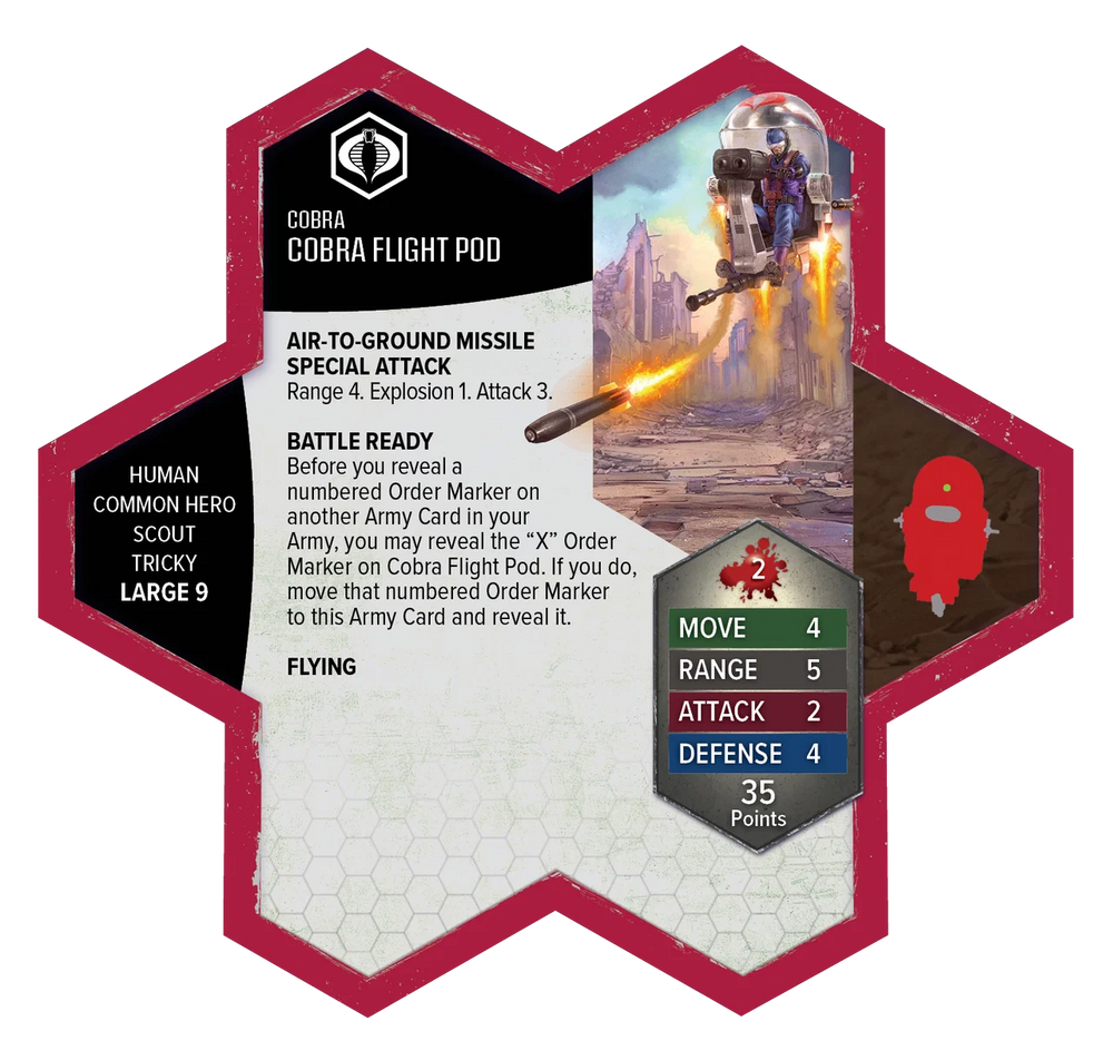Heroscape: G.I. Joe - COBRA Troopers & COBRA Flight Pod Common Army Expansion