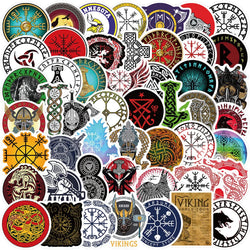 10/50/100Pcs Viking Pirates Mysterious Totem Symbol Rune Style Stickers for Mobile Phone Laptop Luggage Skateboard Decal Sticker (Online Order Only)