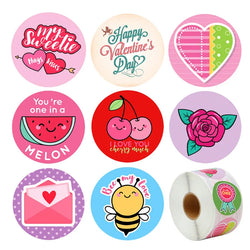 100-500pcs 8 Styles Round Cartoon Sun Smile Kids Reward Stickers Party Handmade Scrapbooking Gift Packaging Seal Label (ONLINE ORDER ONLY)