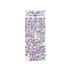Laser Jewelry beaded Stickers Hand Account DIY Album Stick Label Decoration Scrapbooking Material Sticker Kawaii Stationery (ONLINE ORDER ONLY)