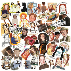 Anne With an E Stickers 10/30/50PCS Waterproof Decals for Laptop, Luggage, Motorcycle, Fridge (ONLINE ORDER ONLY)
