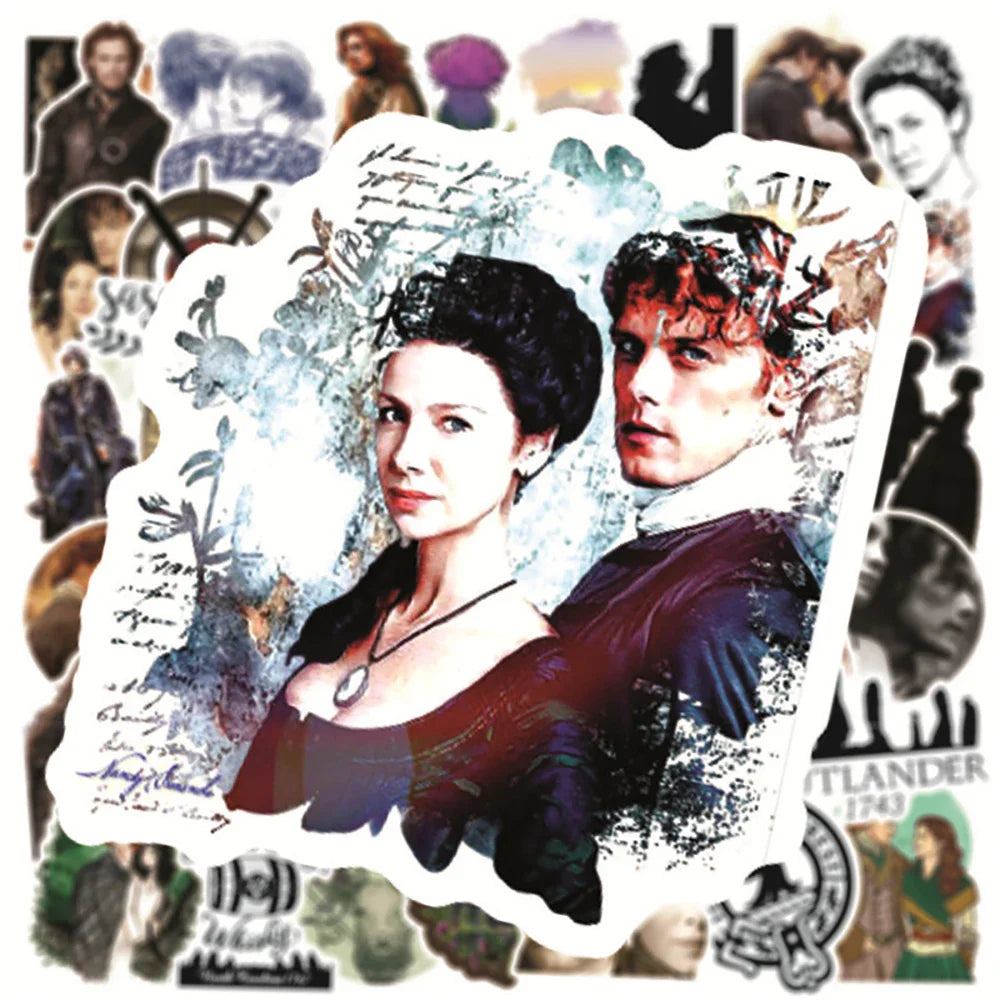 10/30/50PCS Outlander TV Show Sticker Pack (ONLINE ORDER ONLY)