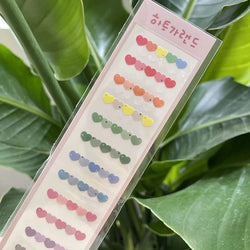 Fresh Simple Laser Sticker Idol Card DIY Material Scrapbooking Decorative Sticker Diary Album Stick Label Korean Stationery (ONLINE ORDER ONLY)