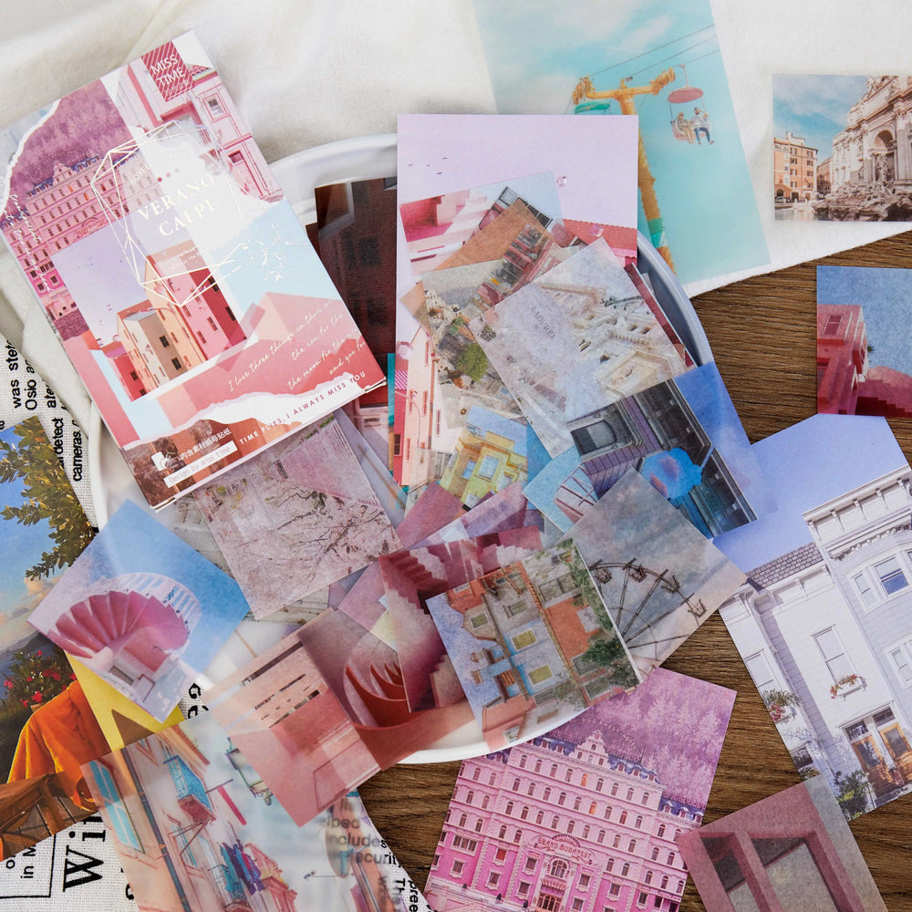 55 Pcs/lot Journal Decorative Stationery Cute Stationary Stickers Scrapbooking DIY Diary Album Stick Lable Kids Anime Decor (ONLINE ORDER ONLY)