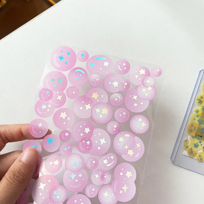Bubble Soda Series Series Stickers Scrapbooking Decorative Sticker Korean DIY Diary Album Stick Label Kawaii Stationery (ONLINE ORDER ONLY)