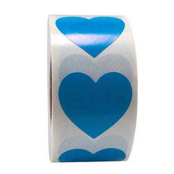 Heart Red Stickers seal labels 50-500pcs Labels stickers scrapbooking for Package and wedding decoration stationery sticker (ONLINE ORDER ONLY)