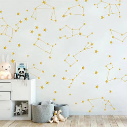 Zodiac Constellation Wall Decal Nursery Kids Room Decor (Online Order Only)