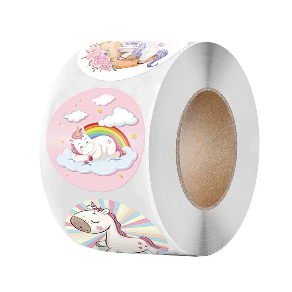 100-500pcs Reward Sticker for Kids Unicorn Animal Cute Pattern Animals cartoon Stickers School Teacher Supplies Child Sticker (ONLINE ORDER ONLY)