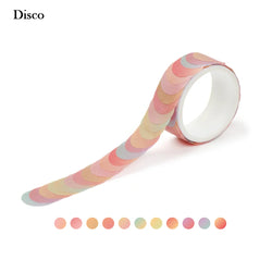 100PCs/Roll Masking Washi Tape Mushroom Butterfly Flower Adhesive Tape Stationery Decoration DIY Scrapbooking Sticker Label (ONLINE ORDER ONLY)