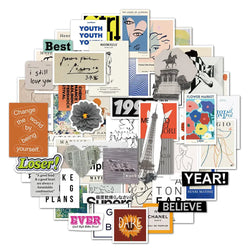 Pop Art Cartoon Stickers for Bike, Luggage, Laptop - 10/30/50PCS (ONLINE ORDER ONLY)