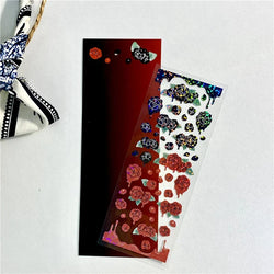 Ins Melting Rose Sticker Hand Account Scrapbooking Decorative Sticker DIY Diary Album Stick Label Korean Stationery (ONLINE ORDER ONLY)