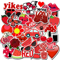 50 PCS/Pack VSCO Girl Stickers Waterproof Cool Stickers For Skateboard Laptop Suitcase Motorcycle Car Decal Toys For Children (Online Order Only)