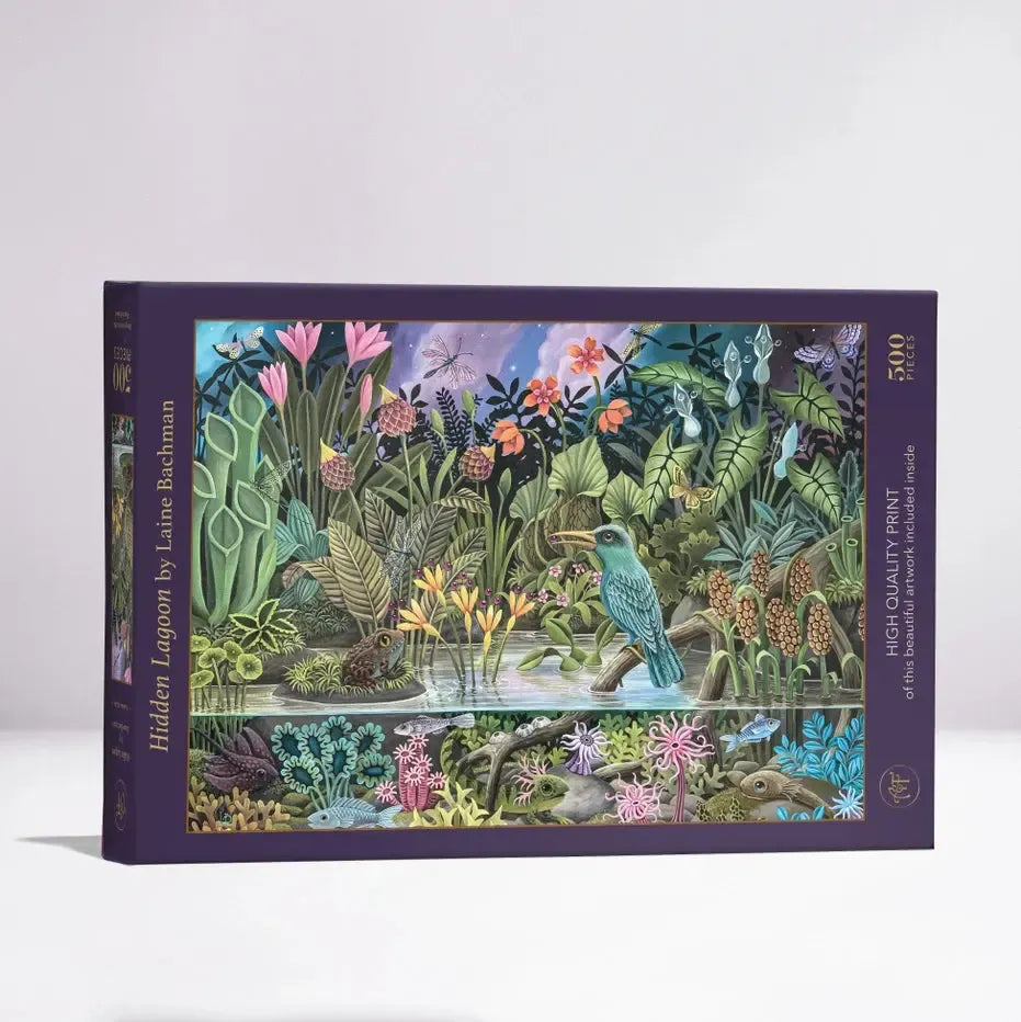 Hidden Lagoon 500 Piece Premium Jigsaw Puzzle Art & Fable (ONLINE ORDER ONLY)