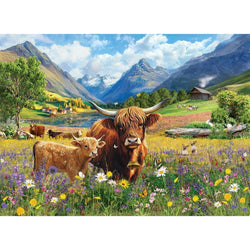 Highland Cows 1000 Piece Jigsaw Puzzle Eurographics (ONLINE ORDER ONLY)