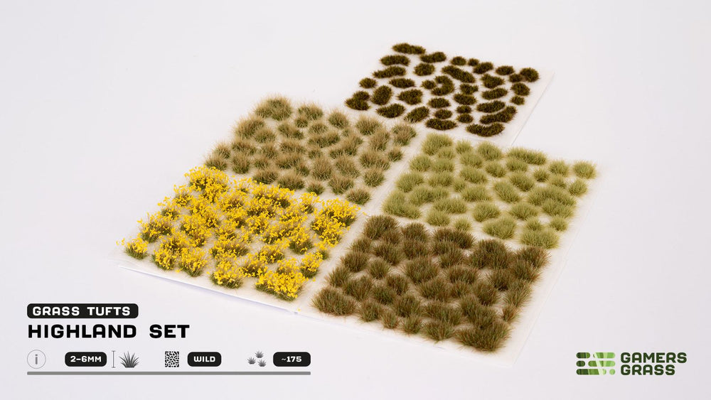Gamers Grass | Grass Tuft Set | Highland