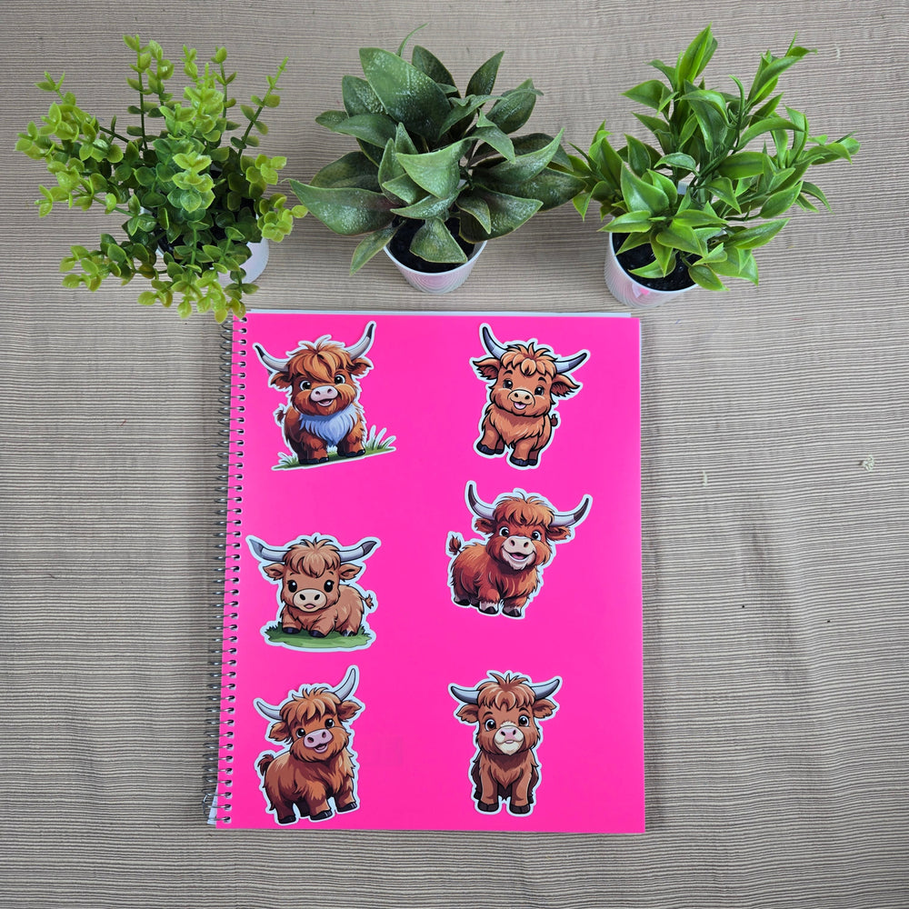 Highland Cow Sticker (ONLINE ORDER ONLY)