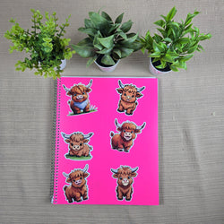 Highland Cow Sticker (ONLINE ORDER ONLY)